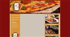 Desktop Screenshot of bellanottemenu.com